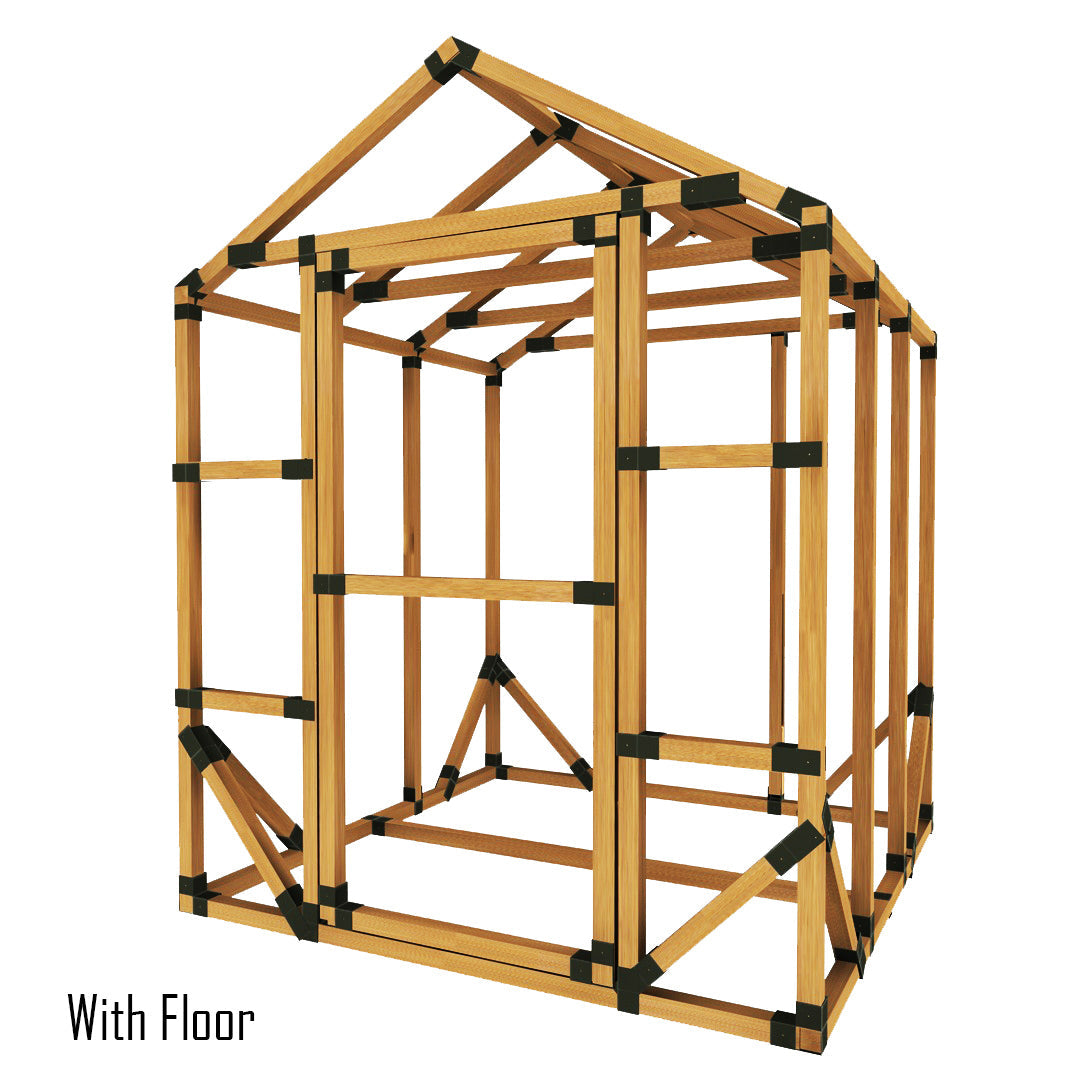 6X6 Standard Storage Shed Kit