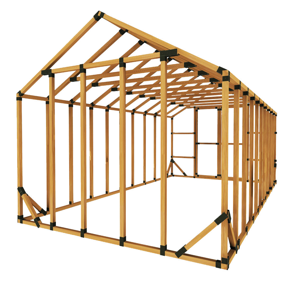 10X20 Standard Chicken Run Kit