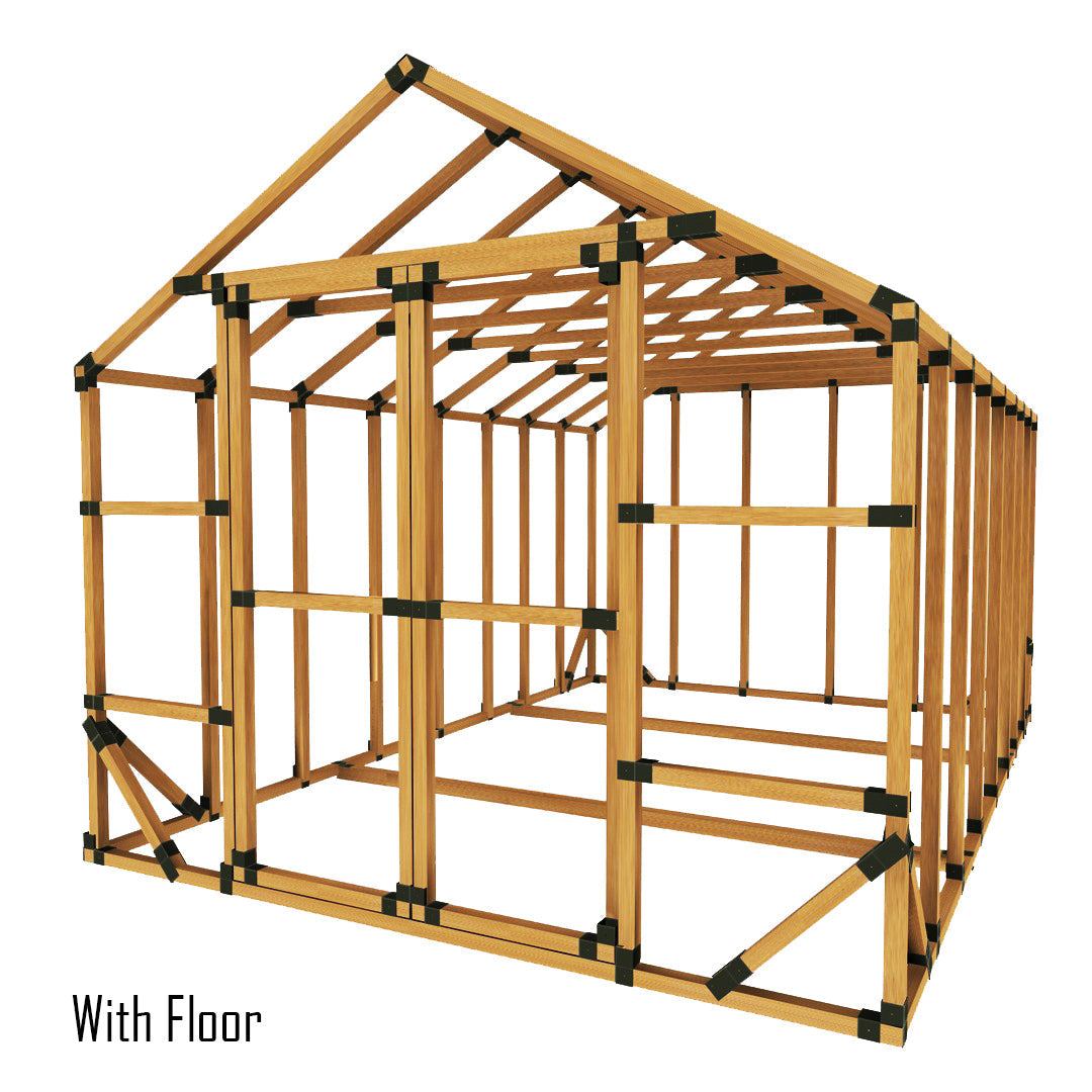 10X16 Standard Storage Shed Kit