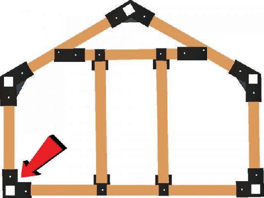 90-Degree Brackets (Pack of 10)