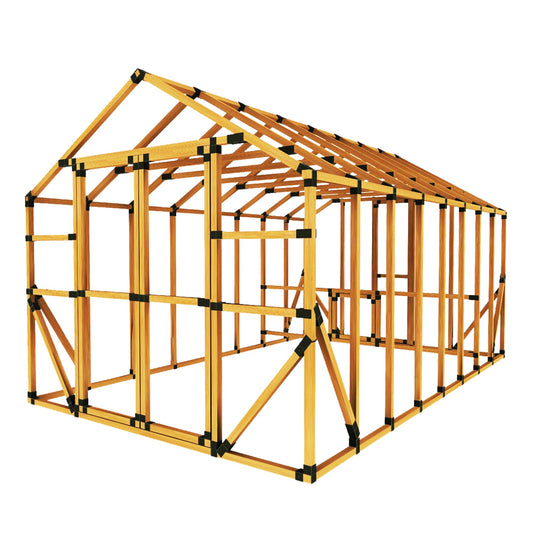10X16 Chicken/Poultry Coop & Run Kit