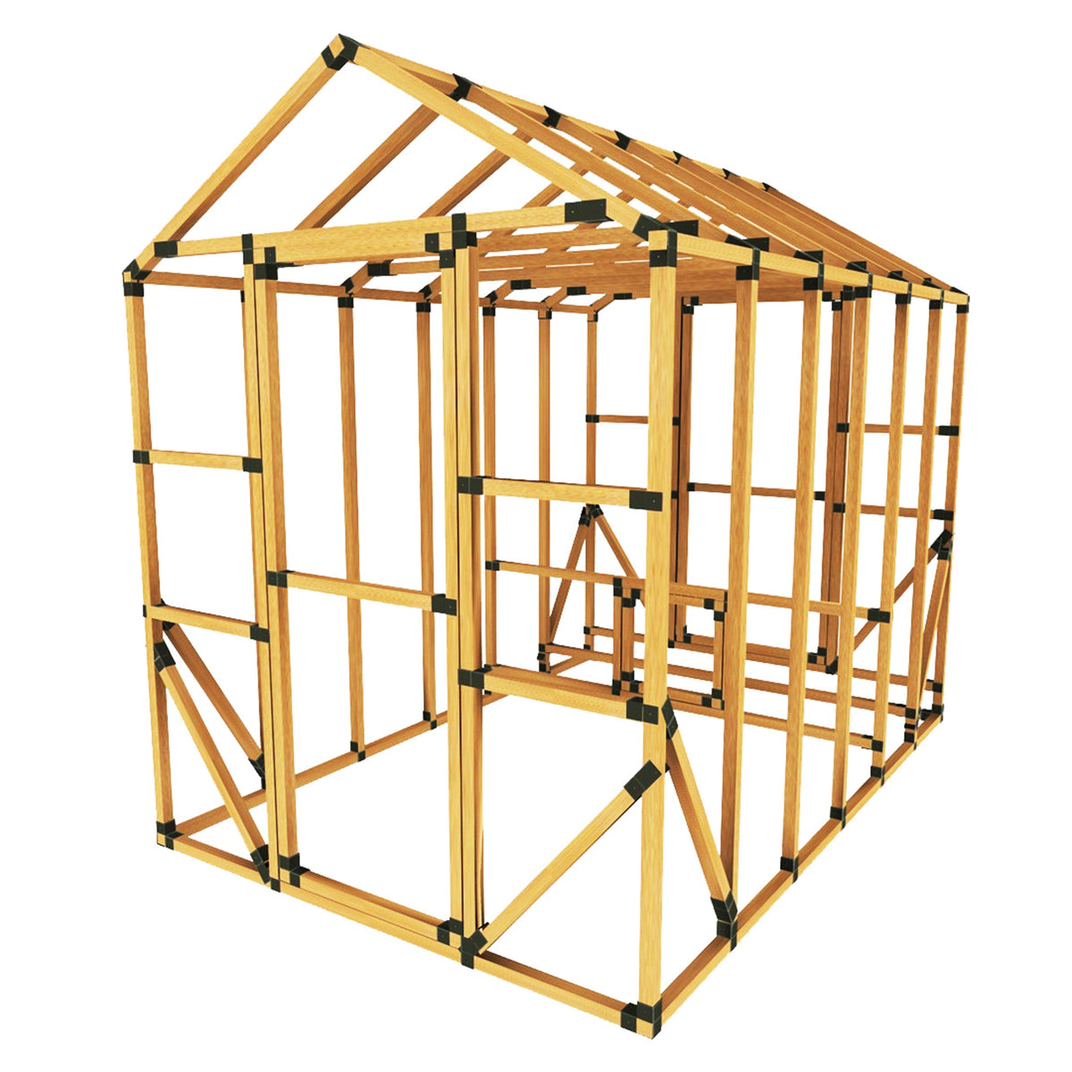 8X12 Chicken/Poultry Coop & Run Kit