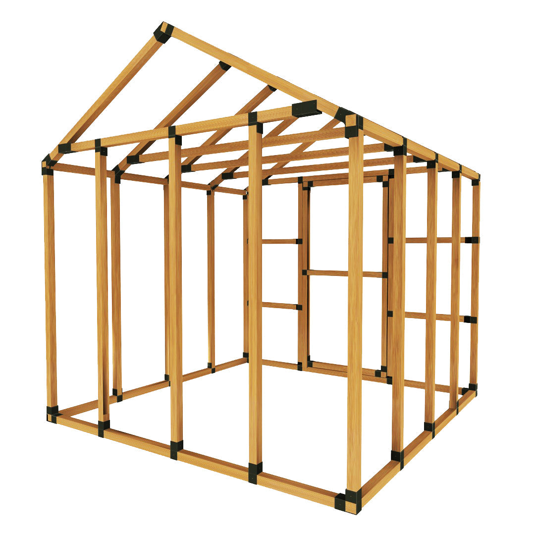 8X8 Basic Storage Shed Kit