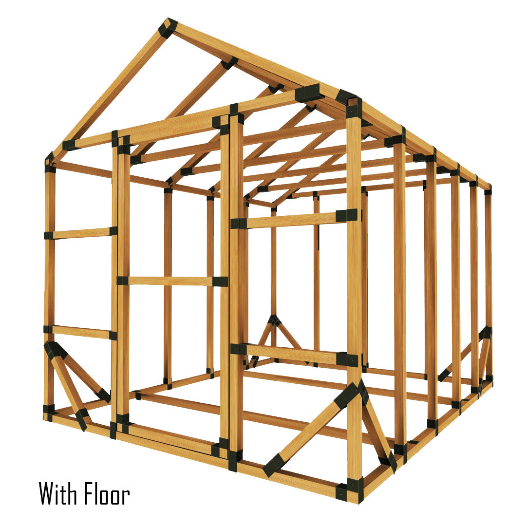 8X10 Standard Storage Shed Kit