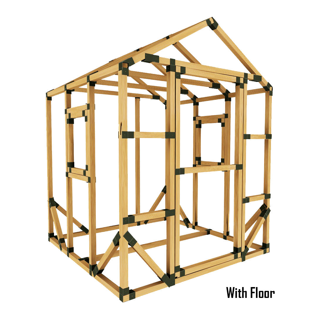 6X6 Medium Playhouse Kit