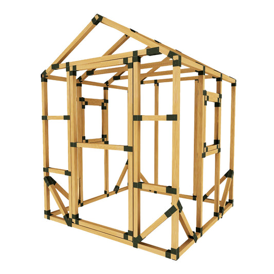 6X6 Medium Playhouse Kit