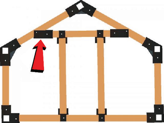 30-Degree Brackets or I-Brackets (Pack of 10)
